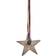 Lene Bjerre Elina Star Brown Christmas Tree Ornament 1.5cm