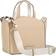 Karl Lagerfeld K/circle Perforated Small Tote Bag - Sand