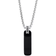 Effy Dog Tag Pendant Necklace - Silver/Onyx