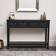 Melody Maison Large Black 2 Console Table 30x110cm