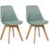 Beliani Dakota II Mint Green Kitchen Chair 84cm 2pcs