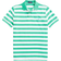 Ralph Lauren Classic Fit Striped Mesh Polo Shirt - Classic Kelly/White