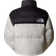 The North Face Women's Nuptse Short Jacket - White Dune/TNF Black