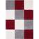 THE RUGS Myshaggy Red, Grey, White 140x200cm