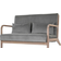 Dkd Home Decor S3023571 Grey Sofa 122cm 2 Seater