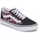 Vans Kid's Old Skool Glitter - Flower Power Multi/True White