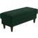 Idris Large Velvet Dark Green Foot Stool 44cm