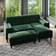 Idris Large Velvet Dark Green Foot Stool 44cm