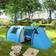 OutSunny 2 Room Camping Family Tent For 3-4 Persons