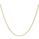 T.H.Baker Flat Curb Chain Necklace - Gold