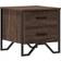 vidaXL 848512 Brown Oak Bedside Table 40x41cm