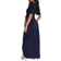 Quiz Women's Puff Sleeve Maxi Dress - Navy