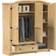 vidaXL Corona Natural Wardrobe 151.5x170cm