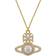 Vivienne Westwood Norabelle Pendant Necklace - Gold/Transparent