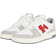 Calvin Klein Suede Trainer M - Bright White/Creamy White/Garnet