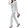 Bossy Chic Blazer and Pant Set - White