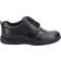 Hush Puppies Senior Boy's Harvey School Shoes - Black