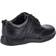 Hush Puppies Senior Boy's Harvey School Shoes - Black