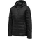 Hummel Women's North Quilted Hood Jacket - Black/Asphalt