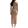 New Look Slinky Racer Midi Dress - Mink