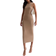 New Look Slinky Racer Midi Dress - Mink