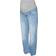 Mamalicious Maternity Jeans Blue/Light Blue Denim