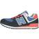 New Balance Big Kid's 574 - Phantom with Blast Red