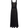 ME+EM Fine Pointelle Knit Maxi Dress - Black