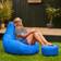 Bean Bag Bazaar Recliner Blue Bean Bag