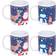 YöL Christmas Santa Snowman Mug 32.5cl 4pcs