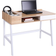 Homcom Workstation Oak/White Writing Desk 55x100cm