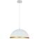 Dainolite Ofelia Dome Matte White/Gold Trim Pendant Lamp 50.8cm