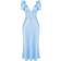 House of CB Rafaela Pure Silk & Lace Dress - Soft Blue