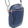 Italian Leather Crossbody - Blue