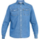 Duke Western Style Denim Shirt - Blue Stonewash