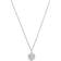 FAVS Heart Pendant Chain - Silver/Transparent