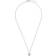 FAVS Heart Pendant Chain - Silver/Transparent