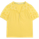 White Stuff Bella Broderie Mix Top - Bright Yellow