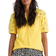 White Stuff Bella Broderie Mix Top - Bright Yellow