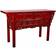 Alexandra House Living Hall Elm Red Small Table 45x87cm