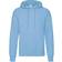 Shein Fruit of the Loom Mens Hooded Sweatshirt / Hoodie (Sky Blue)