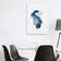 Metro Lane Brush II by Danilo De Alexandria White/Blue Wall Decor 66x101.6cm