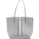 River Island Monogram Stripe Tote Bag - Grey