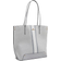 River Island Monogram Stripe Tote Bag - Grey