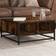 vidaXL Engineered Wood Smoked Oak Coffee Table 60.5x60.5cm