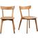 Corrigan Studio Urbano Dark Grey/Oak Kitchen Chair 80cm 2pcs