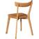 Corrigan Studio Urbano Dark Grey/Oak Kitchen Chair 80cm 2pcs