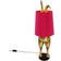 WERNS Hiding Bunny Gold/Magenta Table Lamp 74cm