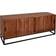 Romimex Sliding doors Brown Sideboard 140x40cm