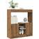 vidaXL Engineered Wood Artisan Oak Sideboard 92x100cm